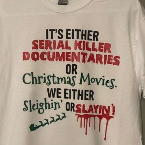 Custom Christmas killer doc tee